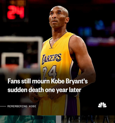 Fans Still Mourn Kobe Bryant's Sudden Death One Year Later