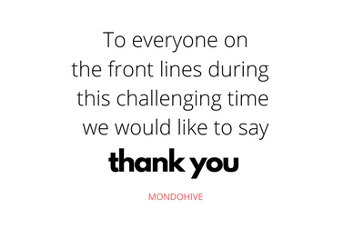 During this challenging a note of thanks...